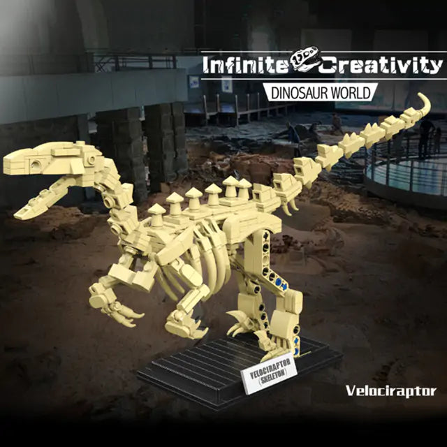 Jurassic Dinosaur Fossils Building Blocks - YippeeToys Jurassic Dinosaur Fossils Building Blocks Toy