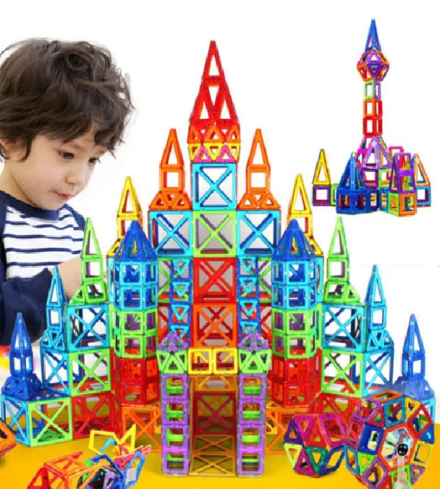 Magnetic Building Tiles - YippeeToys Magnetic Building Tiles Toy
