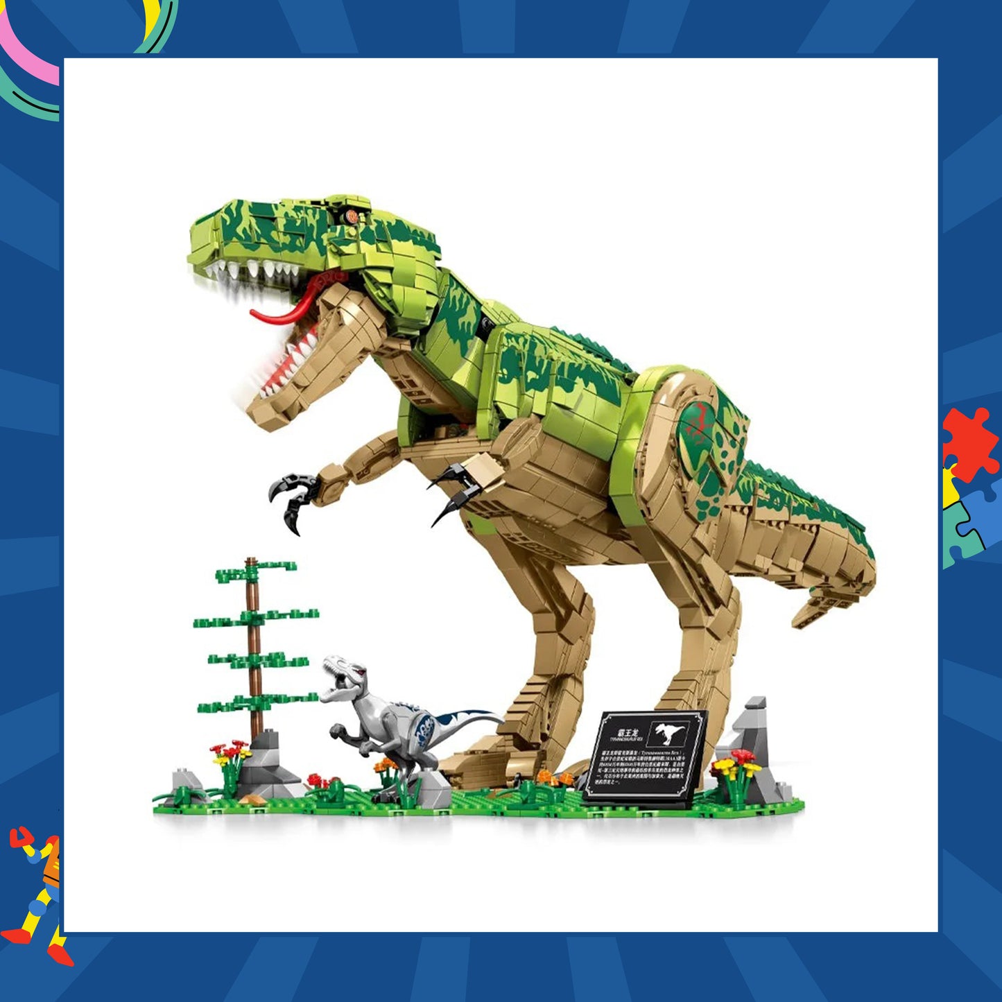Robotic T-Rex Building Set 482pcs - Interactive Robotic Dinosaur Model Kit - Building Blocks - Toys - Kids - Original - Building - Legos - Construction
