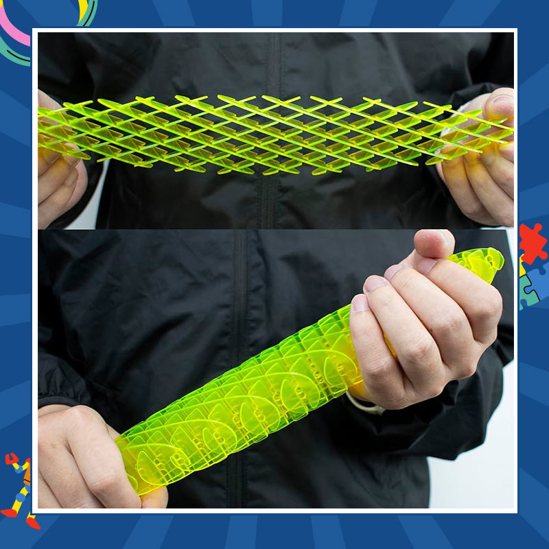 Fidget Flex Worm - Flexible Sensory Toy for Kids - Funny - Fidget - Relaxing - Fun - Adults - Kids